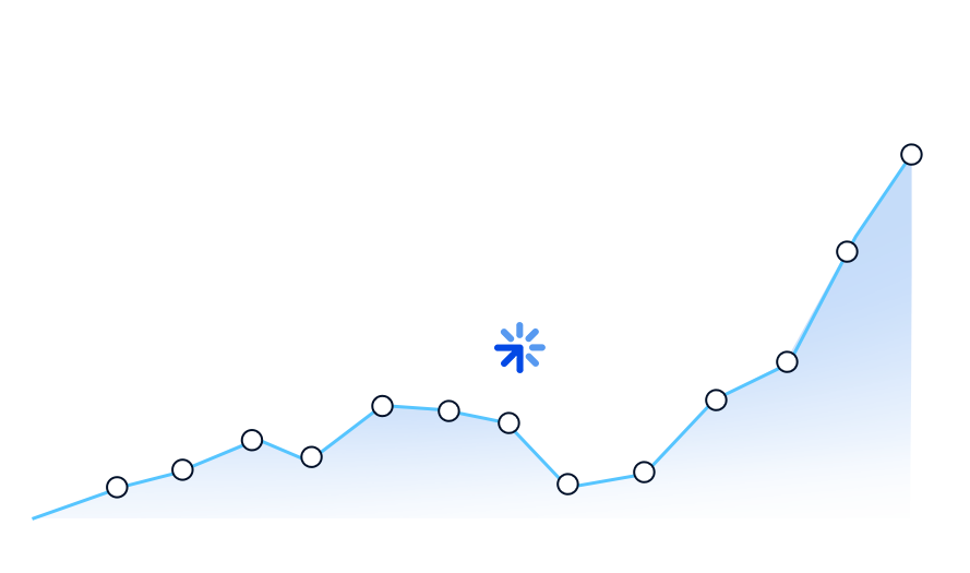 line graph showing lead generation for infinity from marvin