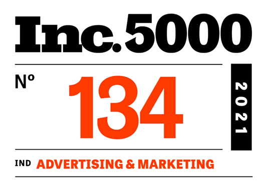 inc. 5000 advertising and marketing award