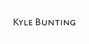 KYLE BUNTING in bold black on white, ideal for digital marketing agency branding.