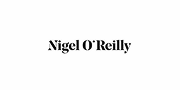 Nigel O'Reilly in bold serif font, ideal for digital marketing agency branding.