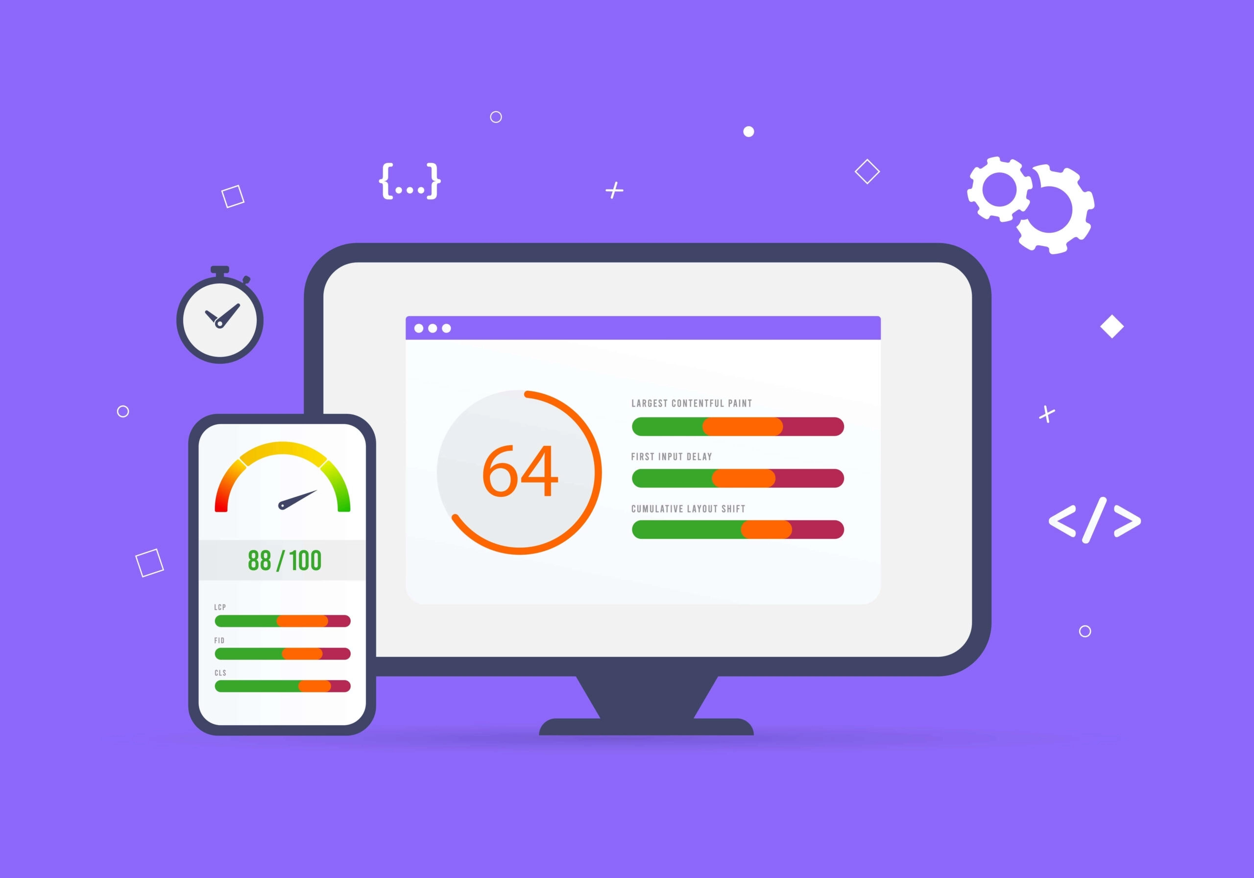 Google scores websites using Core Web Vitals data