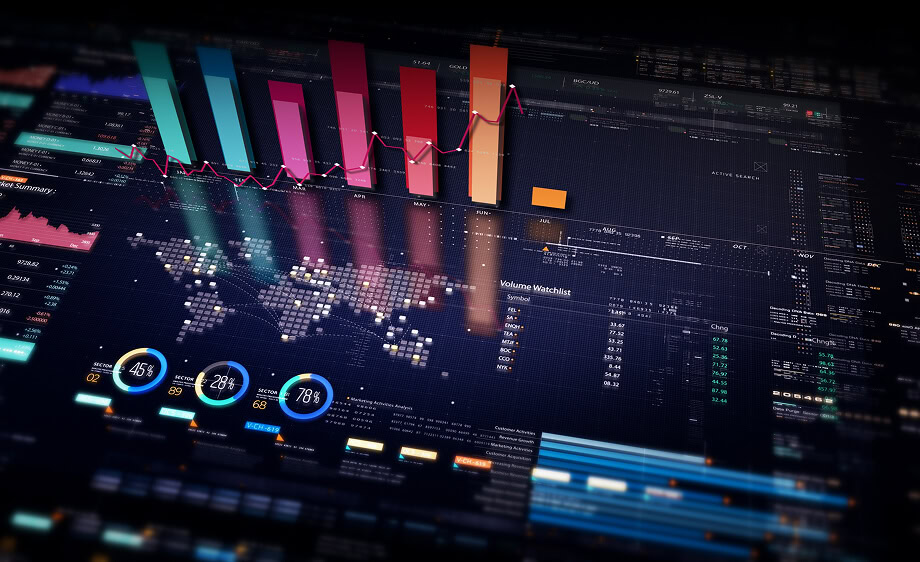 A digital marketing agency dashboard with SEO, content, and social media analytics.