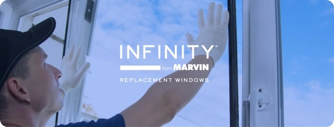 A worker installs a window, promoting SEO services by a digital marketing agency.