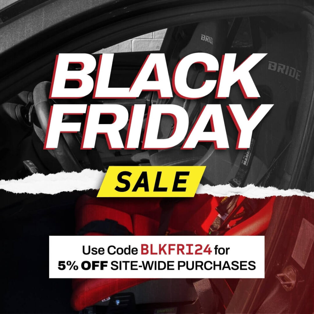 Black Friday ad for digital marketing agency offers 5% off with BLKFRI24 code on site-wide services.