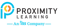 Proximity Learning logo featuring blue and orange icon, ideal for digital marketing agency or SEO services branding.