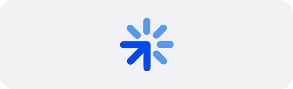 A blue arrow rises upward, symbolizing SEO growth and digital marketing agency success.