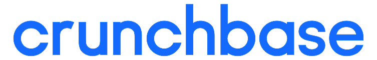Crunchbase logo in bold blue lowercase letters, ideal for a digital marketing agency website.